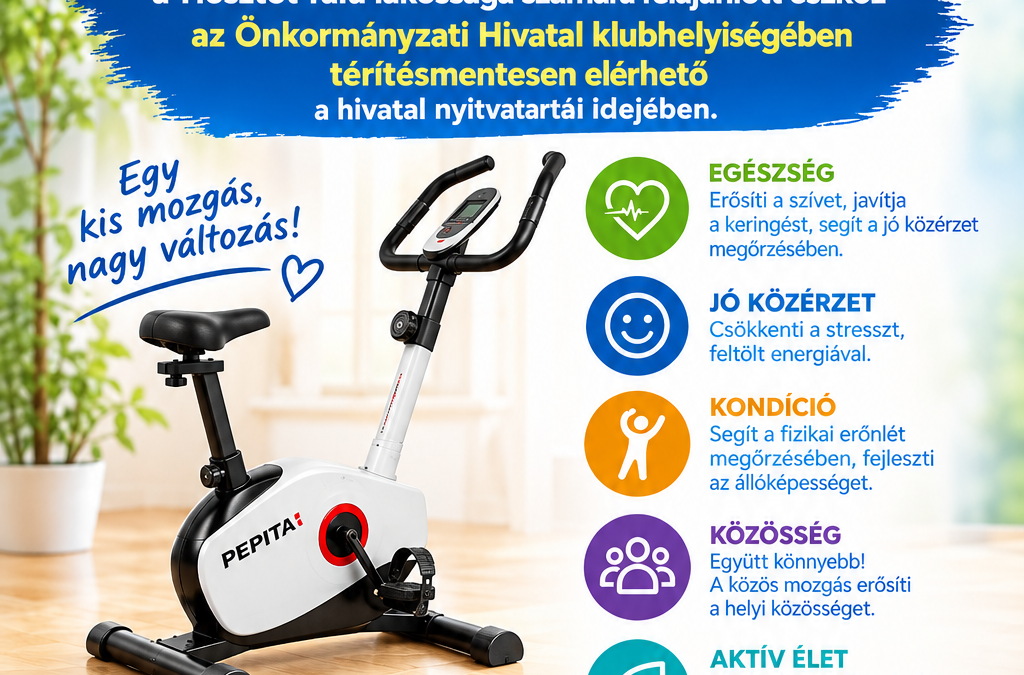 PEPITA szobakerékpár felajánlás